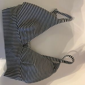 Arie striped bikini top